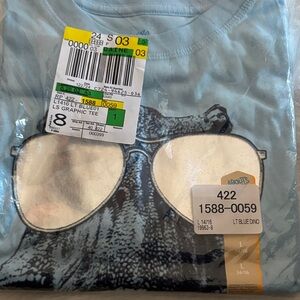 Abouts Kids Light Blue Graphic Tee